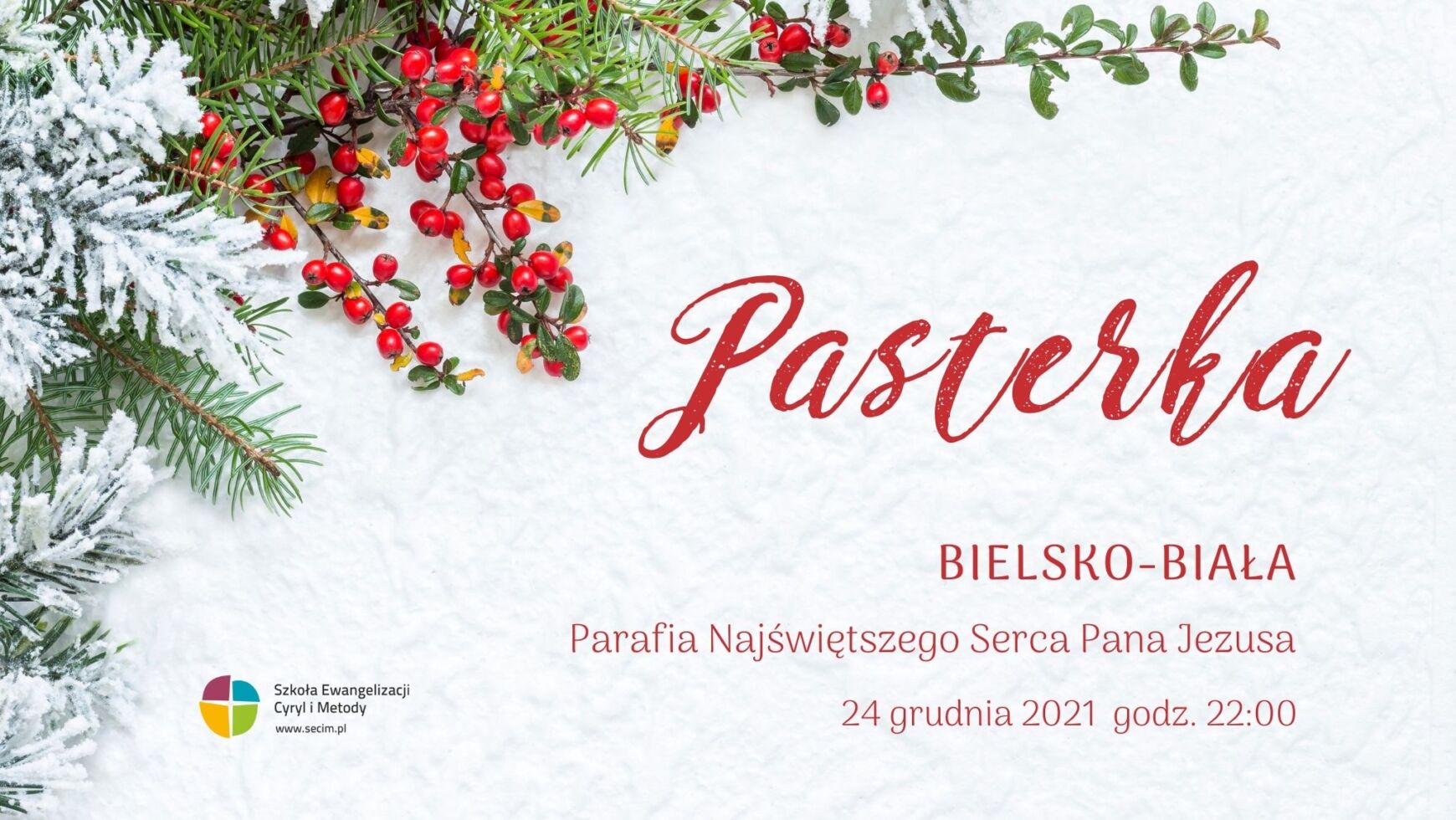 Pasterka, Bielsko-Biała 24.12.2021, godz. 22:00