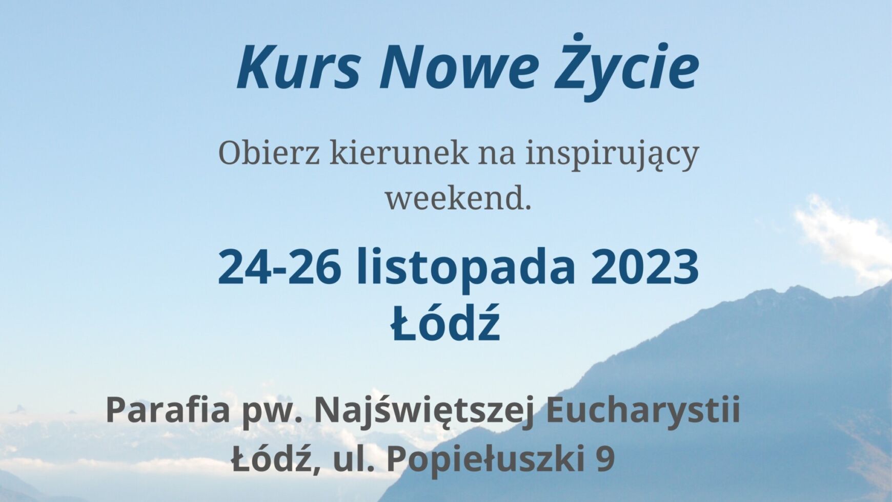 Inspirujący weekend w Łodzi, 24-26.11.2023
